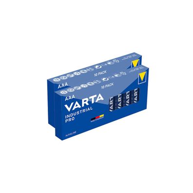2x 10er Pack Varta Industrial Pro 4003 AAA Batterie Micro LR03 Alkaline 1,5V