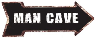 Moritz Blechschild Man Cave Deko Schild Aufschrift Dekorations Aufdruck 20 x 50