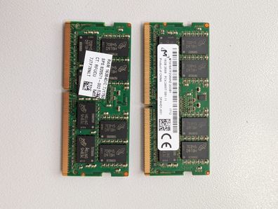 Micron 32GB (2x16GB) DDR4 2400MHz SO-DIMM RAM Kit MTA16ATF2G64HZ-2G3B1 2Rx8