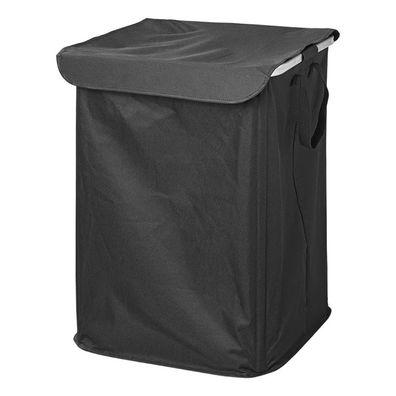 Faltbarer Wäschesammler Camping Wäschekorb 60 cm hoch mit Deckel und Griffen