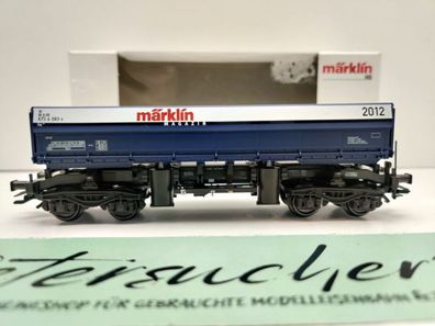 Märklin H0 AC 48512 Seitenkippwagen "Magazin JW'12" Fas126 / NEM / DB / OVP weiß