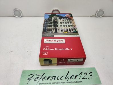 Auhagen N 14 478 Eckhaus Ringstraße 1 / Bausatz / OVP