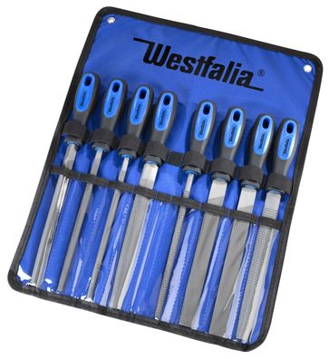 Feilen-Raspel-Set 8-tlg. Stahl 20cm Rolltasche