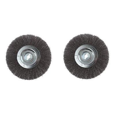 Metall-Fugenbürsten 2er-Set für 968744 Fugenturbo mit Fangbox