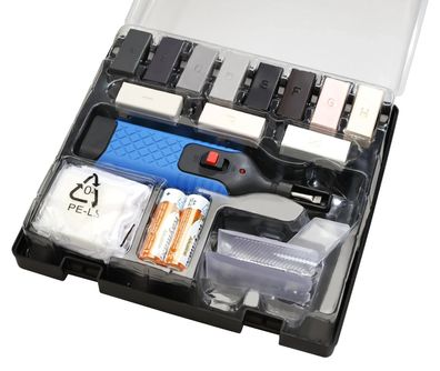 Reparaturset mit Wachsschmelzer für Vinyl PVC Böden Kratzer entfernen