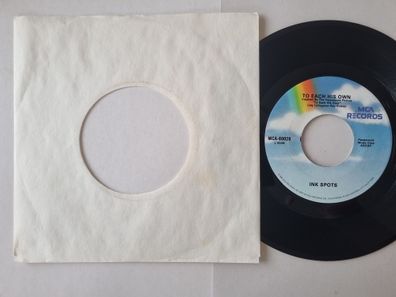Ink Spots - To Each His Own/ Java Jive 7'' Vinyl US
