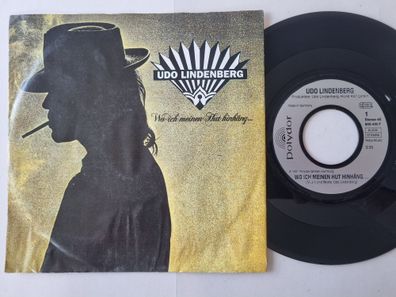 Udo Lindenberg - Wo Ich Meinen Hut Hinhäng... 7'' Vinyl Germany/ BAD COVER!