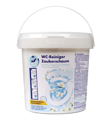 WC Reiniger Zauberschaum 1kg Pulver gegen Urinstein Kalk ohne Schrubben