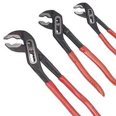 Wasserpumpenzange Set 3-teilig Cr-V Chrom-Vanadium 29-49 mm