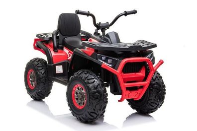 Kinderfahrzeug - Elektro Kinderquad "607" 2x45W, 12V7Ah -Rot -mit Leder+EVA