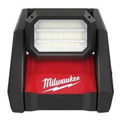 Milwaukee M18 HOAL-0 Akku-Arbeitsleuchte abgewinkelt Aluminium