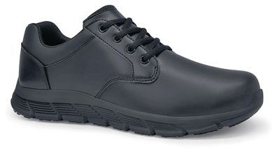 Shoes for Crews Saloon II Herren Arbeitsschuhe Leder schwarz rutschhemmend