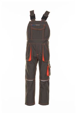 Planam Junior Latzhose Olive Orange Größe 158