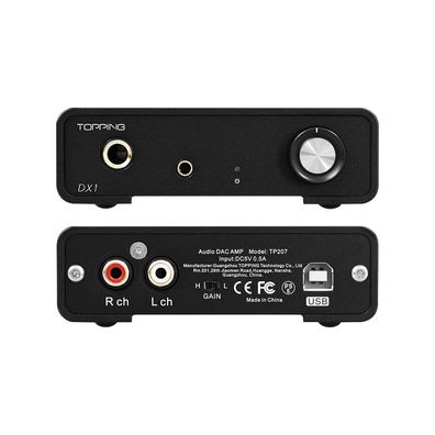 Aoshida DX1 USB DAC Kopfhörerverstärker AK4493S DSD256 PCM384