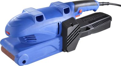 600W Bandschleifer 2-in-1 mobil/stationär mit Absaugung Holz/Metall