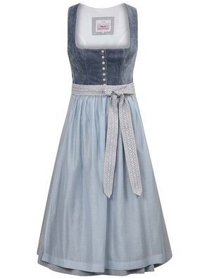 Dirndl Leopoldsdorf 75cm Länge vintage blue