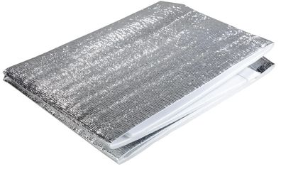 Selbstklebende Reflexionsfolie für Heizkörper 100x55cm Aluminium