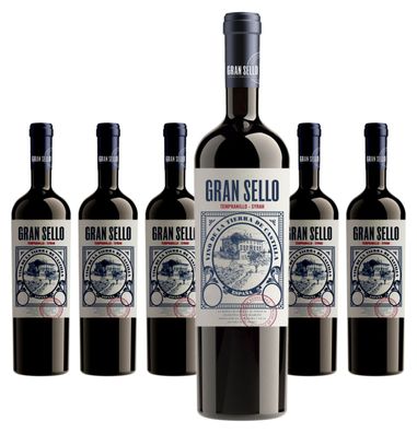6 x Gran Sello Tempranillo - Syrah – 2022