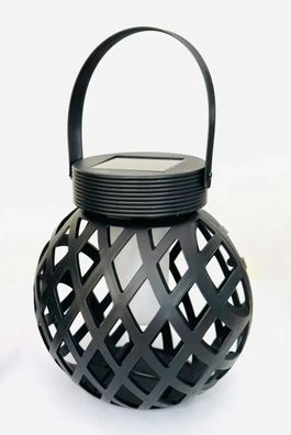 Solar Tischlaterne Flammeneffekt Raute Design IP44 Outdoor