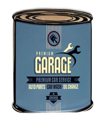 Moritz Blechschild Premium Garage Car Service 20 x 26 Vintage Retro Nostalgie