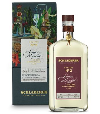 Schladerer Rarität No. 2 Sauerkirsche (43 % vol, 0,5 Liter)