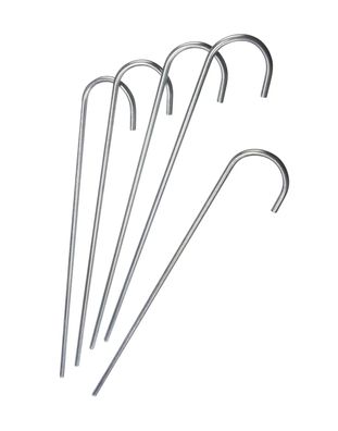 Bodenanker XXL 48 cm Metall verzinkt ø 8 mm 6er Set