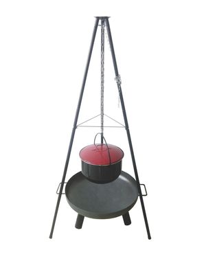 Multi-Grill-Set 4 in 1 Schwenkgrill mit 15L Topf