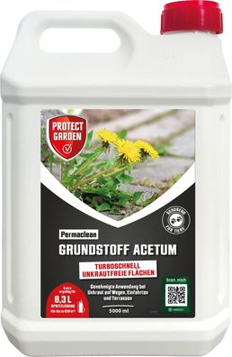 Permaclean Grundstoff Acetum 5 L Herbizid Unkrautvernichter