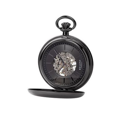 Taschenuhr 51 - Sprungdeckel - mechanisch IP Black
