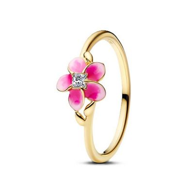 Ring 52 - vergoldet - Disney Moana Blume