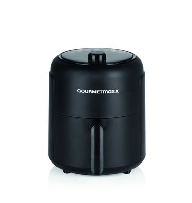 Heißluftfritteuse 2,3 l 1000 Watt schwarz kompakt für 2-3 Personen