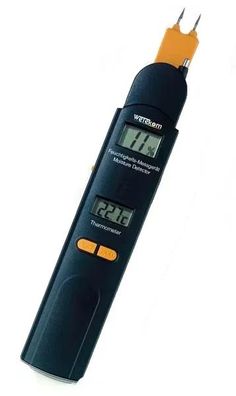Feuchtigkeitsmesser 0-60% Thermometer -10 bis + 50°C LC-Displays