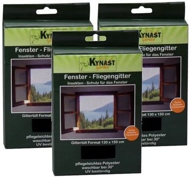 Fliegengitter Fenster 130x150 cm