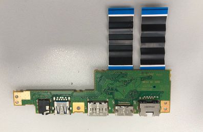 Fujitsu LifeBook U758 Board USB Ethernet Audio Port Card CP714900-Z2