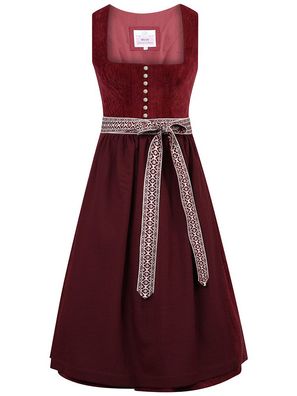Dirndl Leopoldsdorf 75cm Länge granatafel