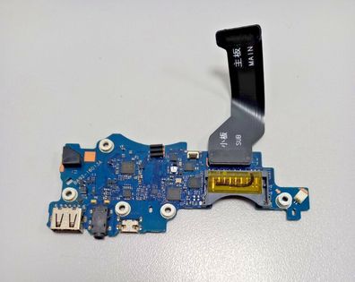 Samsung NP900X3H USB Card Reader Board mit Kabel BA41-02496A