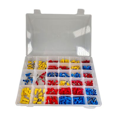 Kabelschuh Set | isolierte Crimpverbinder | 600-teilig | Sortimentbox
