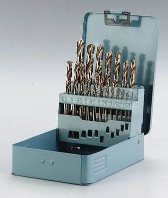 HSS Cobalt Bohrer Set 19-tlg. 1-10mm