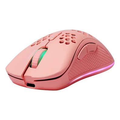 Deltaco Gaming Maus wireless, RGB, pink