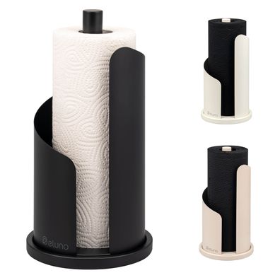 eluno Küchenrollenhalter aus Edelstahl und lackiertem Metall