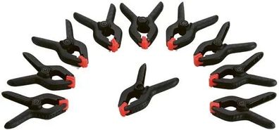 Micro Klemmen Set 10-tlg. 63 mm Federspannung