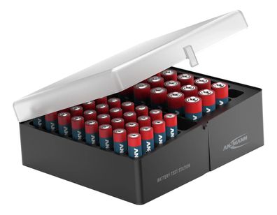 Batteriebox mit 52 Batterien AAA AA