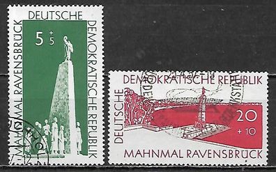DDR gestempelt Michel-Nummer 566-567