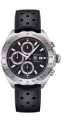 Tag Heuer Formula 1 Herrenuhr Chronograph silber schwarz CAZ2010. FT8024