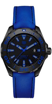 Tag Heuer Aquaracer Special Edition Herrenuhr schwarz blau WAY208B. FC6382