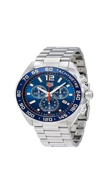 Tag Heuer Formula 1 Herrenuhr Chronograph silber blau CAZ1014. BA0842