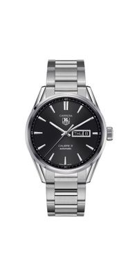 Tag Heuer Carrera Herrenuhr silber schwarz WAR201A. BA0723
