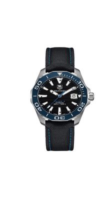 Tag Heuer Aquaracer Herrenuhr silber blau WAY211B. FC6363