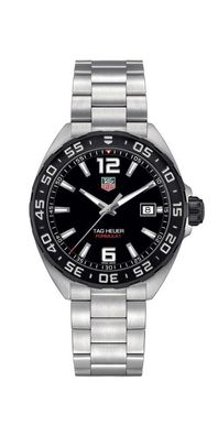 Tag Heuer Formula 1 Date Herrenuhr silber schwarz WAZ1110. BA0875
