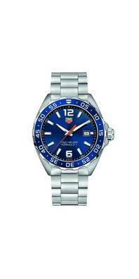 Tag Heuer Formula 1 Date Herrenuhr silber blau WAZ1010. BA0842